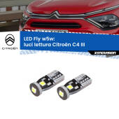 0 Luci Lettura LED Citroën C4 III 2020 in poi: W5W Fly W5W: Lampadine LED Fly 6000k (Coppia)