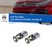 0 Luci Lettura LED Citroën Jumpy III 2016 in poi: W5W Fly W5W: Lampadine LED Fly 6000k (Coppia)