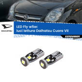 0 Luci Lettura LED Daihatsu Cuore VII 2007 - 2018: W5W Fly W5W: Lampadine LED Fly 6000k (Coppia)