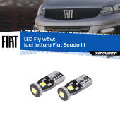 0 Luci Lettura LED Fiat Scudo III 2022 in poi: W5W Fly W5W: Lampadine LED Fly 6000k (Coppia)