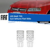 0 Luci Lettura LED Fiat Stilo 2001 - 2006: T10 Bolt T10: LED Bolt 6000k (Coppia)