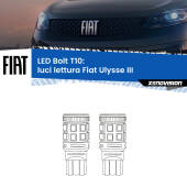 0 Luci Lettura LED Fiat Ulysse III 2022 in poi: T10 Bolt T10: LED Bolt 6000k (Coppia)