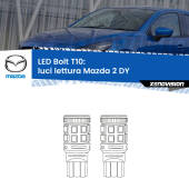 0 Luci Lettura LED Mazda 2 DY 2003 - 2007: T10 Bolt T10: LED Bolt 6000k (Coppia)