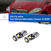 0 Luci Lettura LED Mercedes Classe-A W169 anteriori: W5W Fly W5W: Lampadine LED Fly 6000k (Coppia)