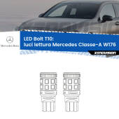 0 Luci Lettura LED Mercedes Classe-A W176 2012 - 2018: T10 Bolt T10: LED Bolt 6000k (Coppia)