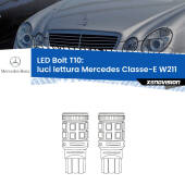 0 Luci Lettura LED Mercedes Classe-E W211 2002 - 2009: T10 Bolt T10: LED Bolt 6000k (Coppia)