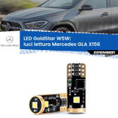 0 Luci Lettura LED Mercedes GLA X156 posteriori: T10 GoldStar T10 (W5W) Goldstar Coppia LED Canbus Next Gen