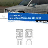 0 Luci Lettura LED Mercedes GLK X204 2008 - 2015: T10 Bolt T10: LED Bolt 6000k (Coppia)