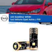 0 Luci Lettura LED Opel Astra J P10 2009 - 2015: T10 GoldStar T10 (W5W) Goldstar Coppia LED Canbus Next Gen