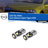 0 Luci Lettura LED Opel Tigra S93 1994 - 2000: W5W Fly W5W: Lampadine LED Fly 6000k (Coppia)