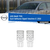 0 Luci Lettura LED Opel Vectra C Z02 2002 - 2010: T10 Bolt T10: LED Bolt 6000k (Coppia)