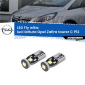 0 Luci Lettura LED Opel Zafira C Tourer  2011 - 2019: W5W Fly W5W: Lampadine LED Fly 6000k (Coppia)