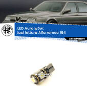 0 Luci Lettura LED per Alfa romeo 164  1987 - 1998: Aura w5w W5W: lampadina LED Aura 6000k