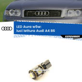 0 Luci Lettura LED per Audi A4 B6 2000 - 2004: Aura w5w W5W: lampadina LED Aura 6000k