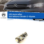 0 Luci Lettura LED per Citroën C-Elysee 2012 in poi: Aura w5w W5W: lampadina LED Aura 6000k