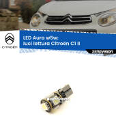 0 Luci Lettura LED per Citroën C1 II 2014 in poi: Aura w5w W5W: lampadina LED Aura 6000k