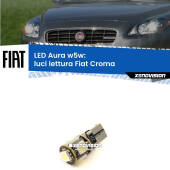 0 Luci Lettura LED per Fiat Croma 2005 - 2010: Aura w5w W5W: lampadina LED Aura 6000k