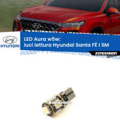 0 Luci Lettura LED per Hyundai Santa FÉ I SM 2001 - 2012: Aura w5w W5W: lampadina LED Aura 6000k