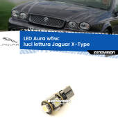 0 Luci Lettura LED per Jaguar X-Type  2001 - 2009: Aura w5w W5W: lampadina LED Aura 6000k