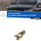 0 Luci Lettura LED per Mercedes CLC CL203 2008 - 2011: Aura w5w W5W: lampadina LED Aura 6000k