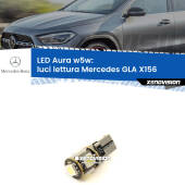 0 Luci Lettura LED per Mercedes GLA X156 posteriori: Aura w5w W5W: lampadina LED Aura 6000k
