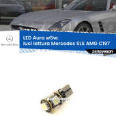 0 Luci Lettura LED per Mercedes SLS AMG C197 2010 in poi: Aura w5w W5W: lampadina LED Aura 6000k