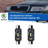0 Luci Lettura LED per Skoda Superb I B5 posteriori: C5W BlackForce 36mm (Coppia) C5W 36mm: LED Blackforce 6000k (Coppia)