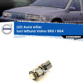 0 Luci Lettura LED per Volvo 960 I 964 1990 - 1994: Aura w5w W5W: lampadina LED Aura 6000k