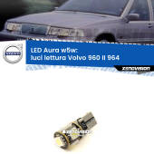 0 Luci Lettura LED per Volvo 960 II 964 1994 - 1996: Aura w5w W5W: lampadina LED Aura 6000k