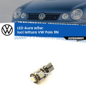 0 Luci Lettura LED per VW Polo 9N 2002 - 2008: Aura w5w W5W: lampadina LED Aura 6000k