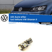 0 Luci Lettura LED per VW Sharan II centrali: Aura w5w W5W: lampadina LED Aura 6000k