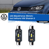 0 Luci Lettura LED per VW Sharan II posteriori: C5W BlackForce 36mm (Coppia) C5W 36mm: LED Blackforce 6000k (Coppia)