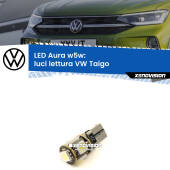 0 Luci Lettura LED per VW Taigo 2020 in poi: Aura w5w W5W: lampadina LED Aura 6000k