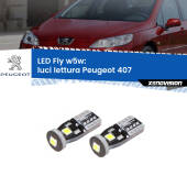 0 Luci Lettura LED Peugeot 407 2004 - 2011: W5W Fly W5W: Lampadine LED Fly 6000k (Coppia)