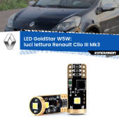 0 Luci Lettura LED Renault Clio III  2005 - 2011: T10 GoldStar T10 (W5W) Goldstar Coppia LED Canbus Next Gen