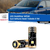 0 Luci Lettura LED Seat Toledo II 1M 1998 - 2006: T10 GoldStar T10 (W5W) Goldstar Coppia LED Canbus Next Gen