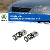 0 Luci Lettura LED Skoda Fabia II 5J 2006 - 2014: W5W Fly W5W: Lampadine LED Fly 6000k (Coppia)