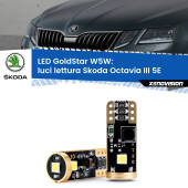 0 Luci Lettura LED Skoda Octavia III 5E anteriori: T10 GoldStar T10 (W5W) Goldstar Coppia LED Canbus Next Gen