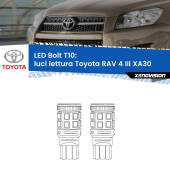 0 Luci Lettura LED Toyota RAV 4 III XA30 2005 - 2014: T10 Bolt T10: LED Bolt 6000k (Coppia)
