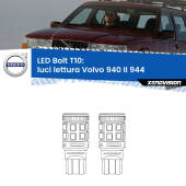 0 Luci Lettura LED Volvo 940 II 944 1994 - 1998: T10 Bolt T10: LED Bolt 6000k (Coppia)