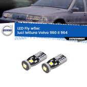 0 Luci Lettura LED Volvo 960 II 964 1994 - 1996: W5W Fly W5W: Lampadine LED Fly 6000k (Coppia)