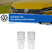 0 Luci Lettura LED VW Arteon  2017 in poi: T10 Bolt T10: LED Bolt 6000k (Coppia)