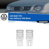0 Luci Lettura LED VW Bora  anteriori: T10 Bolt T10: LED Bolt 6000k (Coppia)