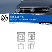0 Luci Lettura LED VW Caddy IV  2015 - 2017: T10 Bolt T10: LED Bolt 6000k (Coppia)