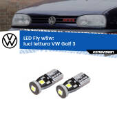 0 Luci Lettura LED VW Golf 3 1991 - 1997: W5W Fly W5W: Lampadine LED Fly 6000k (Coppia)
