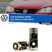 0 Luci Lettura LED VW Golf 5 2003 - 2009: T10 GoldStar T10 (W5W) Goldstar Coppia LED Canbus Next Gen