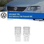 0 Luci Lettura LED VW Passat B6 2005 - 2010: T10 Bolt T10: LED Bolt 6000k (Coppia)