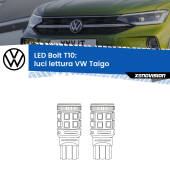0 Luci Lettura LED VW Taigo 2020 in poi: T10 Bolt T10: LED Bolt 6000k (Coppia)
