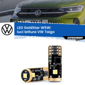 0 Luci Lettura LED VW Taigo 2020 in poi: T10 GoldStar T10 (W5W) Goldstar Coppia LED Canbus Next Gen