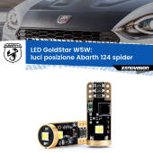 0 Luci posizione LED Abarth 124 spider 2016-2019: T10 GoldStar T10 (W5W) Goldstar Coppia LED Canbus Next Gen